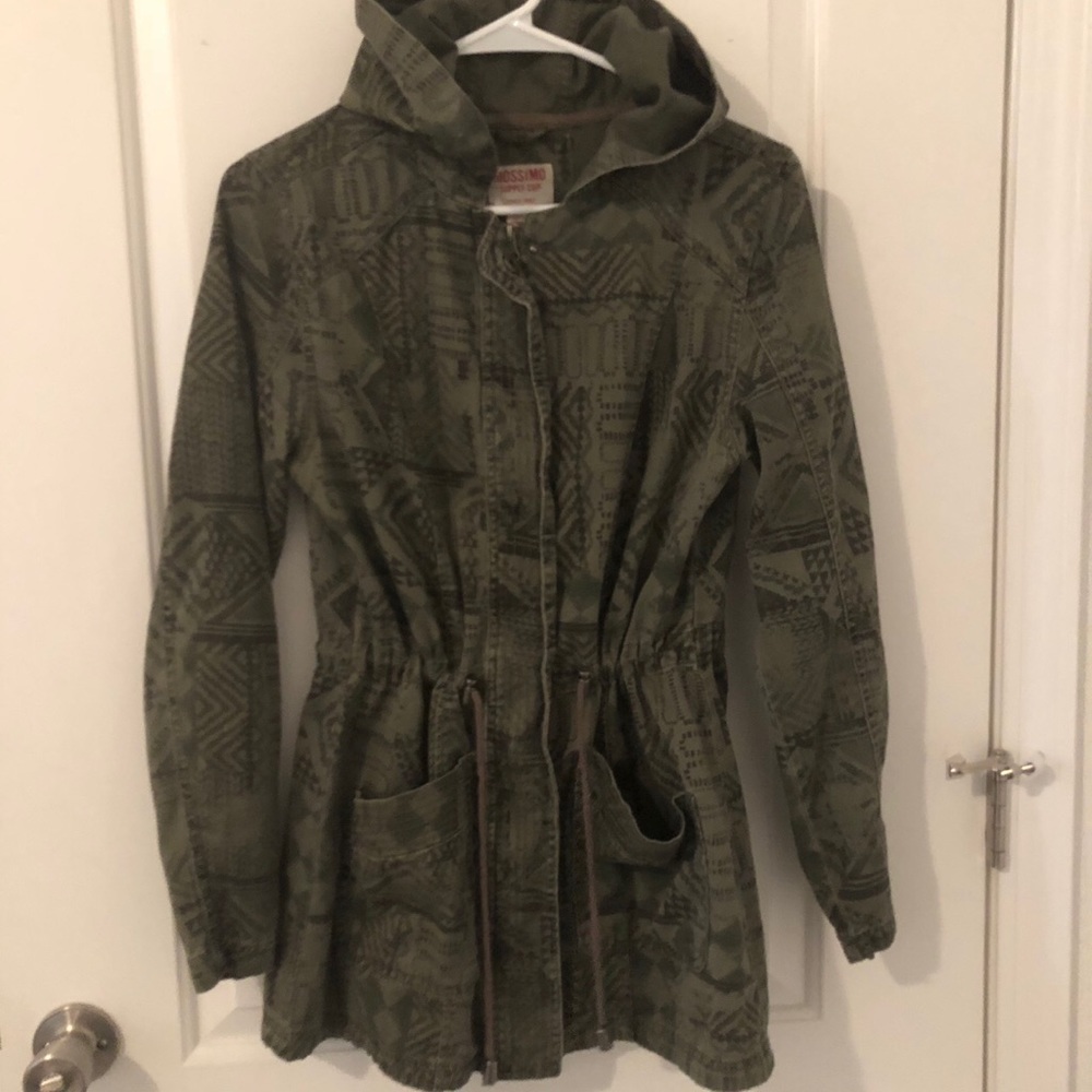 Geo printed jacket